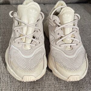 Adidas Kids Off-White Mesh Sneakers